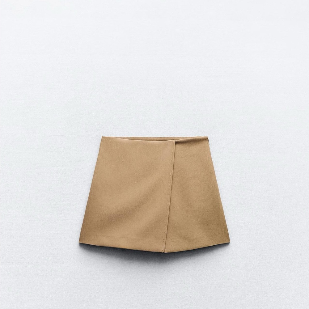 Classic Tan Mini Skort